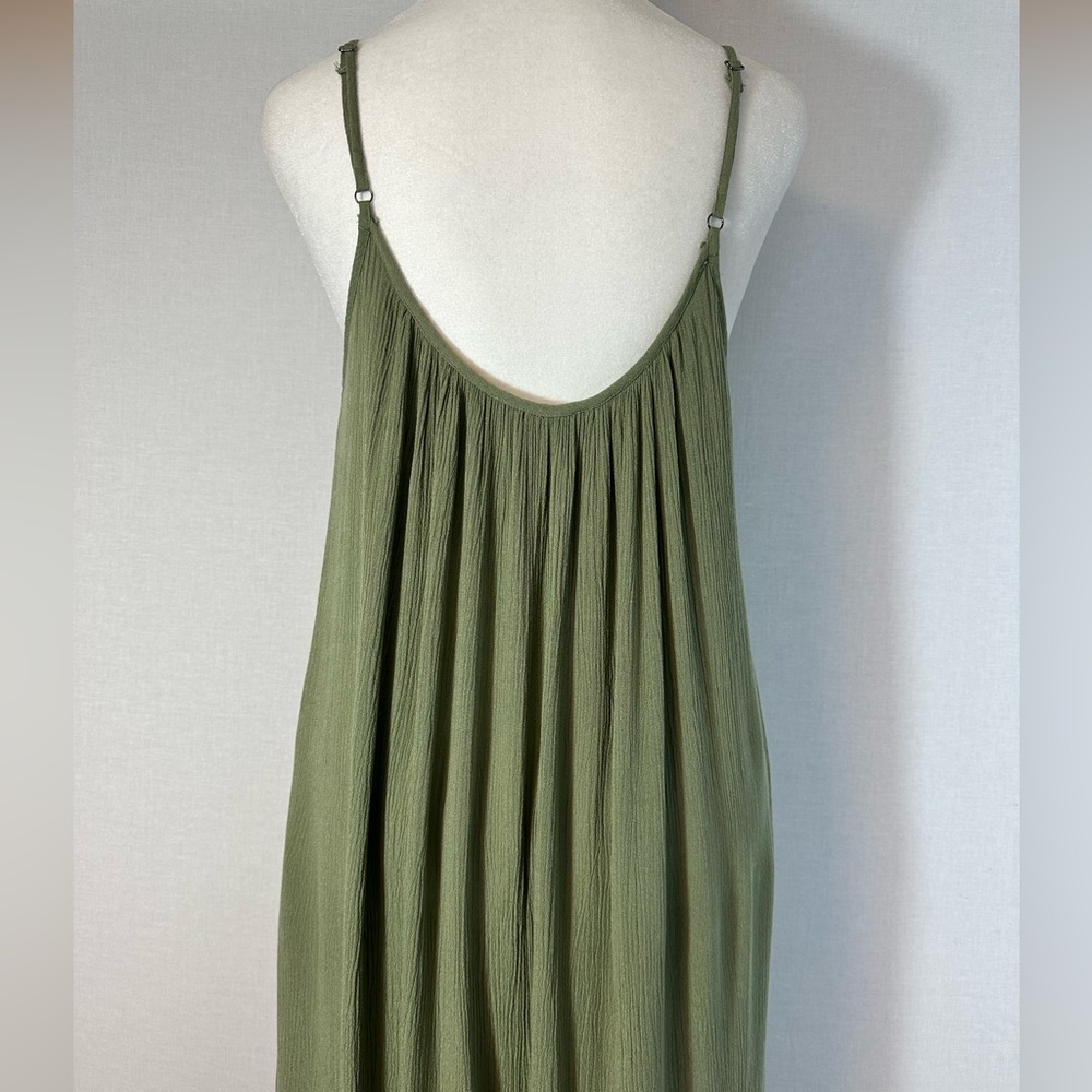 Z-Supply Maxi Dress Green Moss Size M - Picture 2 of 15